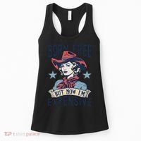 Born Free But Now IM Expensive 4th Of July Women's Tank Top thumb 0