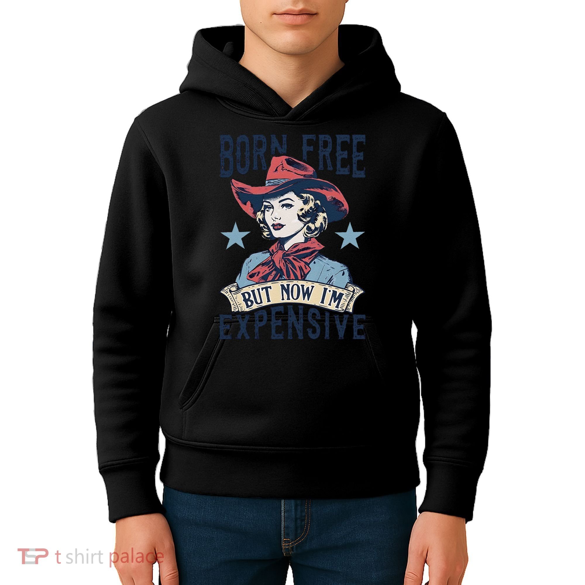 Born Free But Now IM Expensive 4th Of July Kids Hoodie