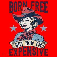 Born Free But Now IM Expensive 4th Of July Santa Hat thumb 1