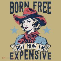 Born Free But Now IM Expensive 4th Of July Mousepad thumb 1
