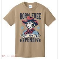 Born Free But Now IM Expensive 4th Of July Kids T-Shirt thumb 0