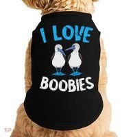 Blue Footed Booby I Love Boobies Blue Footed Booby Lover Doggie Tank thumb 0
