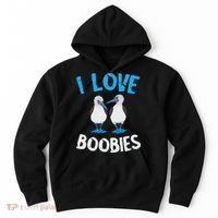 Blue Footed Booby I Love Boobies Blue Footed Booby Lover Hoodie thumb 0