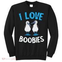 Blue Footed Booby I Love Boobies Blue Footed Booby Lover Sweatshirt thumb 0