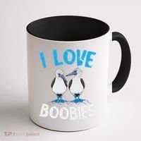 Blue Footed Booby I Love Boobies Blue Footed Booby Lover Coffee Mug thumb 1