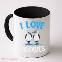 Blue Footed Booby I Love Boobies Blue Footed Booby Lover Coffee Mug thumb 0