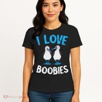 Blue Footed Booby I Love Boobies Blue Footed Booby Lover Women's T-Shirt thumb 4