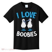 Blue Footed Booby I Love Boobies Blue Footed Booby Lover Kids T-Shirt thumb 0