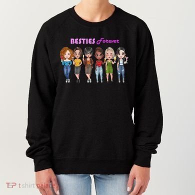 Besties Forever Bff Best Friends Drinking Buddies Women's Sweatshirt