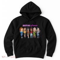 Besties Forever Bff Best Friends Drinking Buddies Hoodie thumb 0