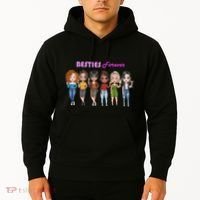 Besties Forever Bff Best Friends Drinking Buddies Hoodie thumb 2