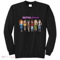 Besties Forever Bff Best Friends Drinking Buddies Sweatshirt thumb 0