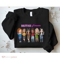 Besties Forever Bff Best Friends Drinking Buddies Sweatshirt thumb 2