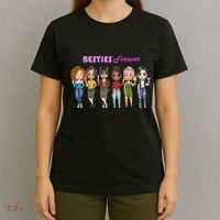 Besties Forever Bff Best Friends Drinking Buddies T-Shirt thumb 4