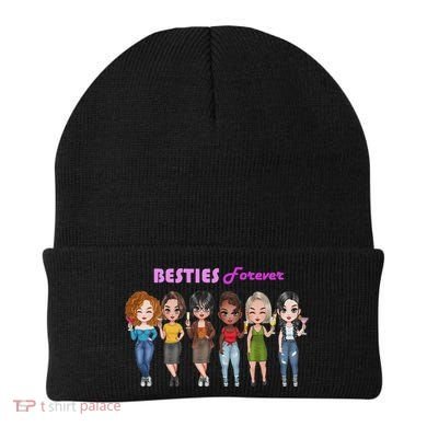 Besties Forever Bff Best Friends Drinking Buddies Beanie