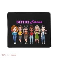 Besties Forever Bff Best Friends Drinking Buddies Mousepad thumb 0