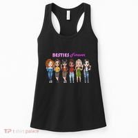 Besties Forever Bff Best Friends Drinking Buddies Women's Tank Top thumb 0