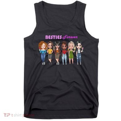 Besties Forever Bff Best Friends Drinking Buddies Tank Top