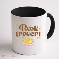 Booktrovert Funny Book Lover Reading Coffee Mug thumb 1