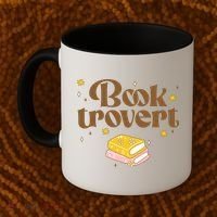 Booktrovert Funny Book Lover Reading Coffee Mug thumb 2
