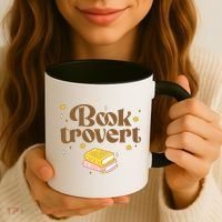 Booktrovert Funny Book Lover Reading Coffee Mug thumb 3