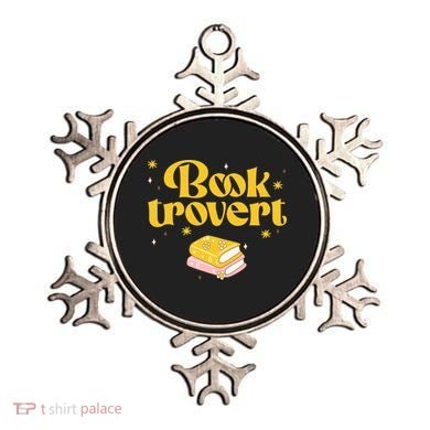 Booktrovert Funny Book Lover Reading Ornament