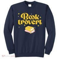 Booktrovert Funny Book Lover Reading Sweatshirt thumb 0