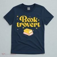 Booktrovert Funny Book Lover Reading T-Shirt thumb 5
