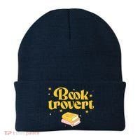 Booktrovert Funny Book Lover Reading Beanie thumb 0