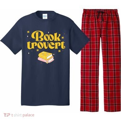 Booktrovert Funny Book Lover Reading Pajama Set