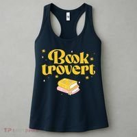 Booktrovert Funny Book Lover Reading Women's Tank Top thumb 3