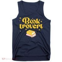 Booktrovert Funny Book Lover Reading Tank Top thumb 0