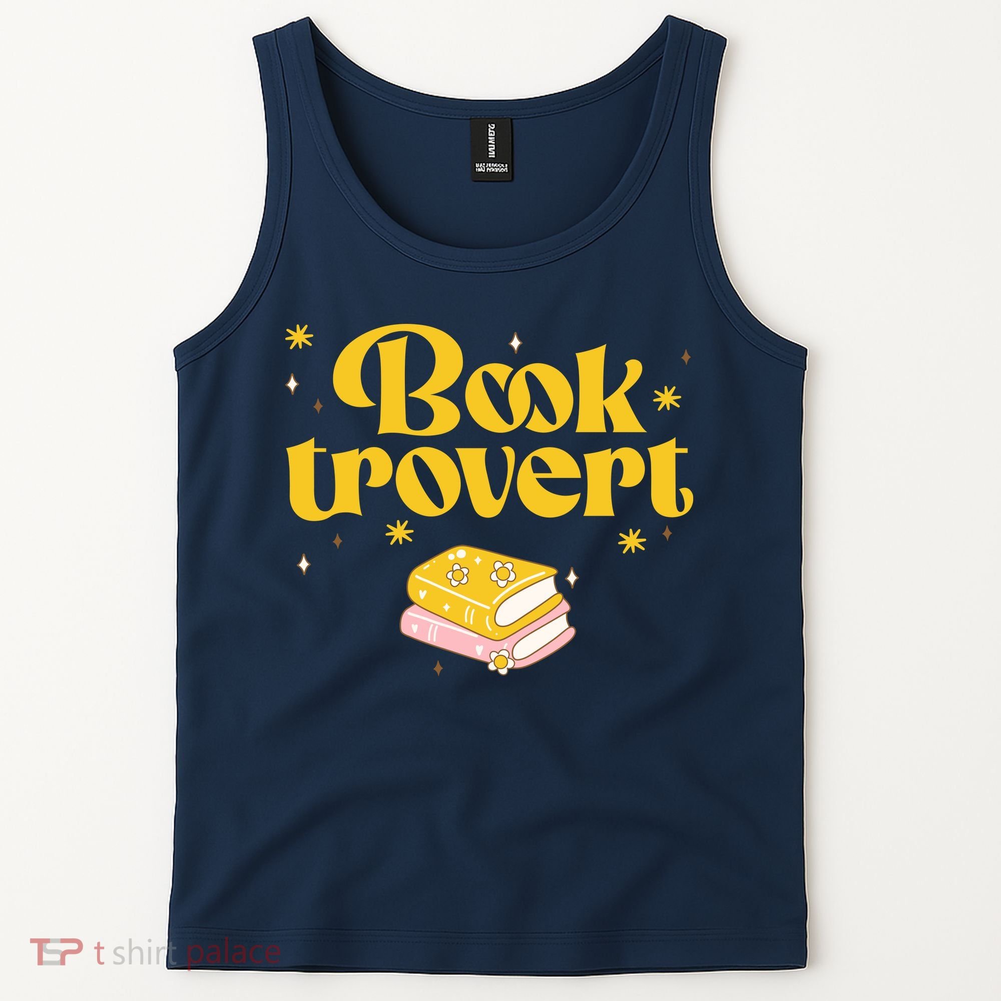 Booktrovert Funny Book Lover Reading Tank Top