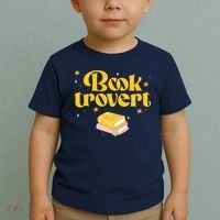 Booktrovert Funny Book Lover Reading Toddler T-Shirt thumb 2