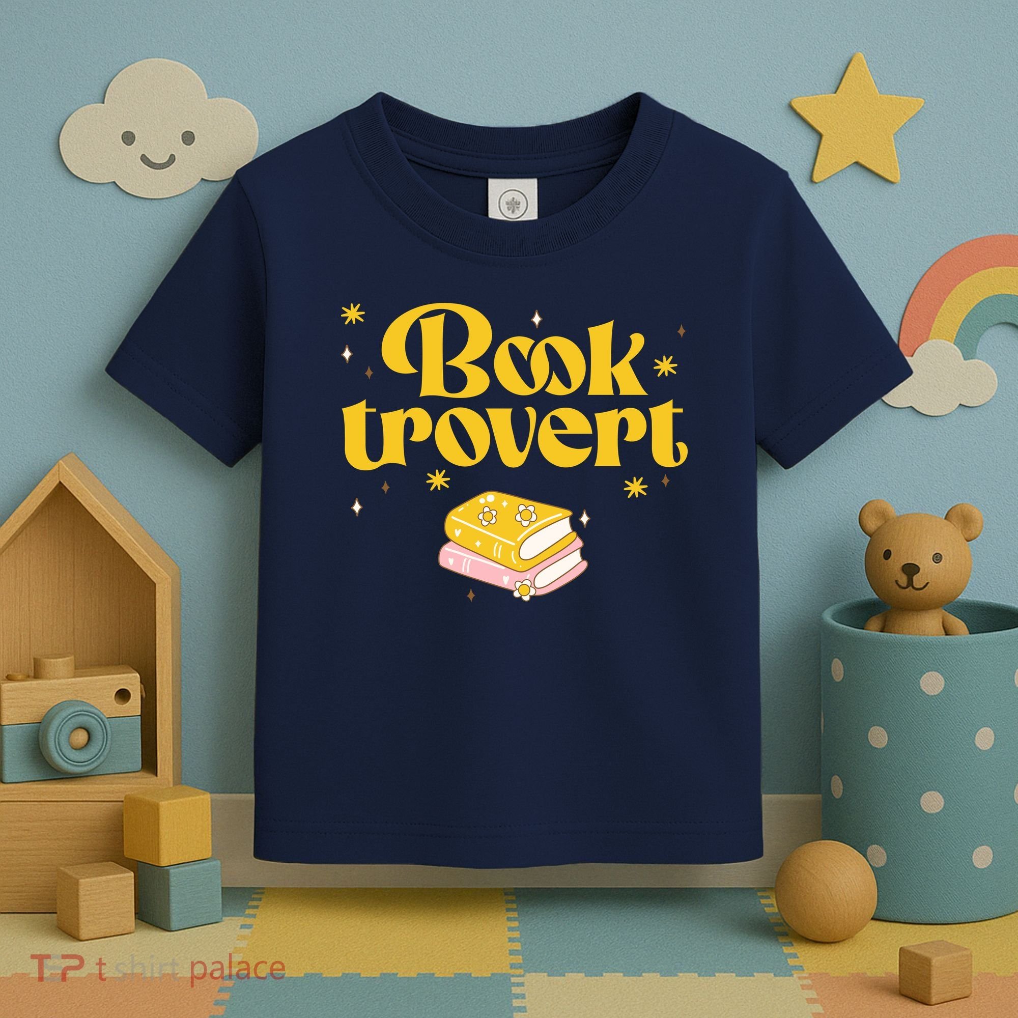 Booktrovert Funny Book Lover Reading Toddler T-Shirt