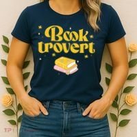 Booktrovert Funny Book Lover Reading Women's T-Shirt thumb 2