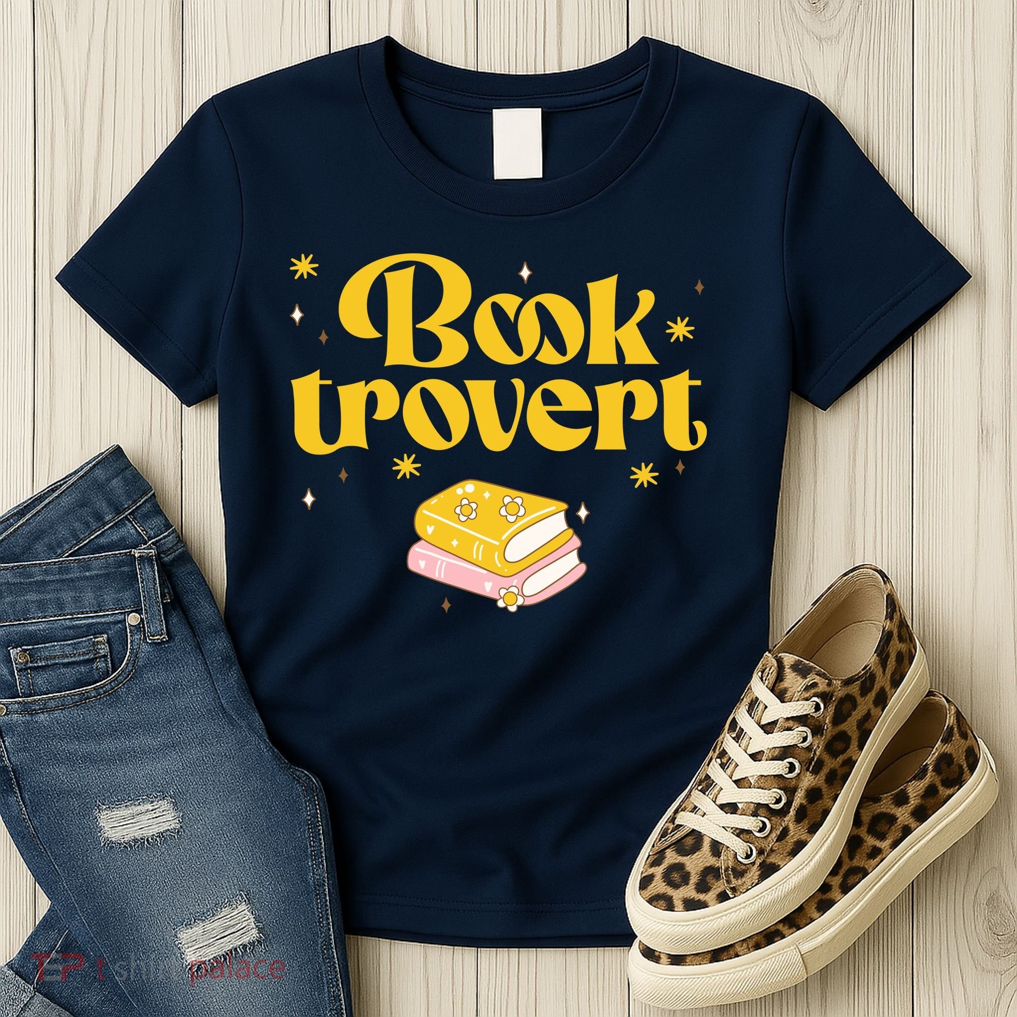 Booktrovert Funny Book Lover Reading Women's T-Shirt