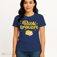 Booktrovert Funny Book Lover Reading Women's T-Shirt thumb 4