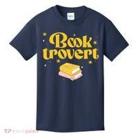 Booktrovert Funny Book Lover Reading Kids T-Shirt thumb 0
