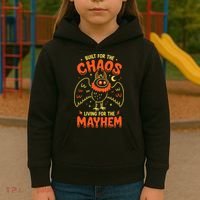 Built For Chaos Living For The Mayhem Kids Hoodie thumb 3