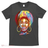 Black Female Color Drip T-Shirt thumb 0