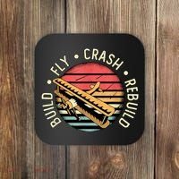 Build Fly Crash Rebuild Model Airplane Pilot Retro RC Plane Coaster thumb 0