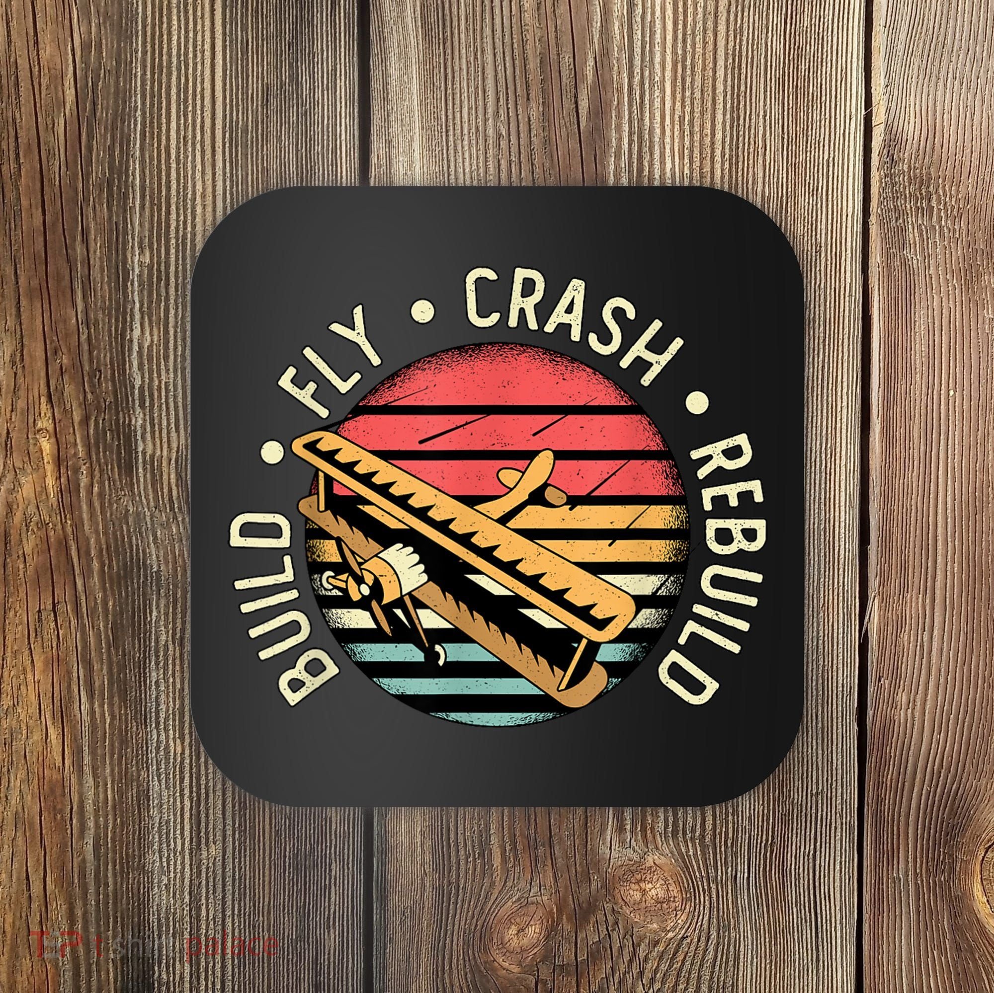 Build Fly Crash Rebuild Model Airplane Pilot Retro RC Plane Coaster