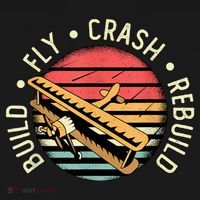 Build Fly Crash Rebuild Model Airplane Pilot Retro RC Plane Visor thumb 3