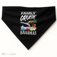 Bahamas Family Cruise Vacation Trip USA-Made Doggie Bandana thumb 0