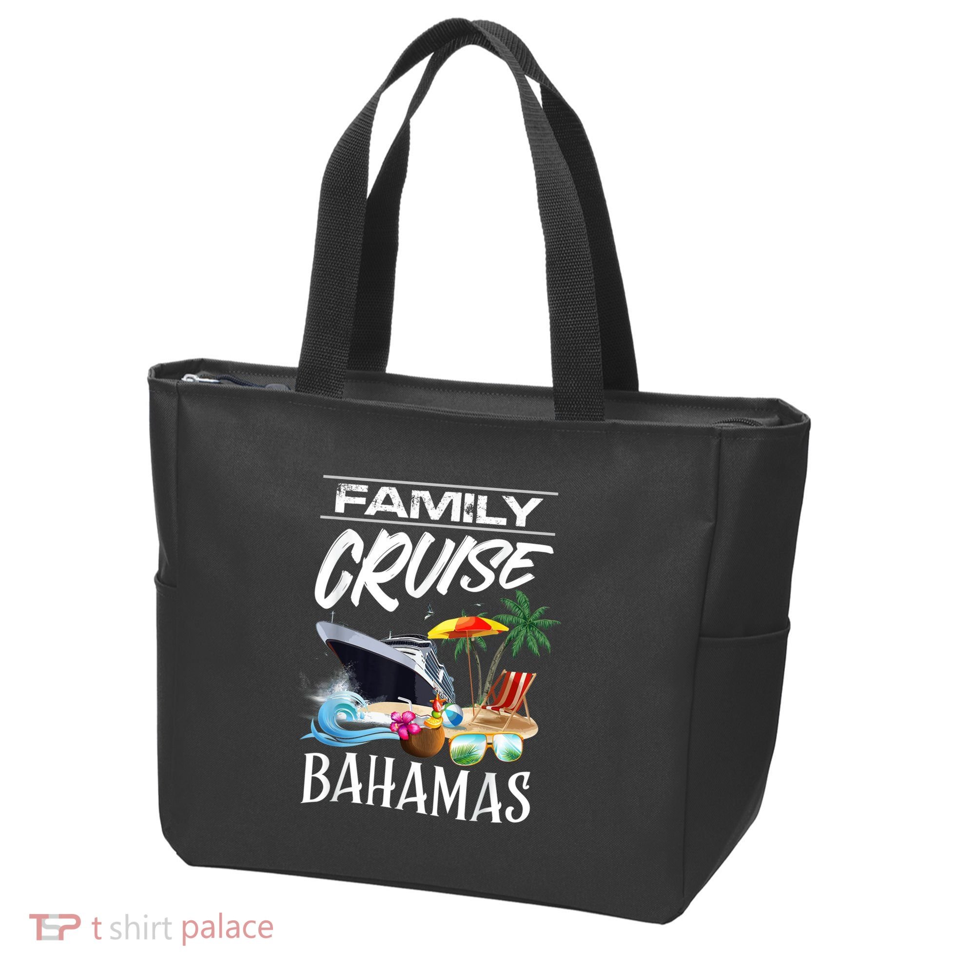 Bahamas Family Cruise Vacation Trip Tote Bag