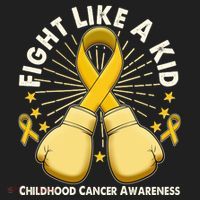 Boxing Fight Childhood Cancer Awareness Tumbler thumb 3