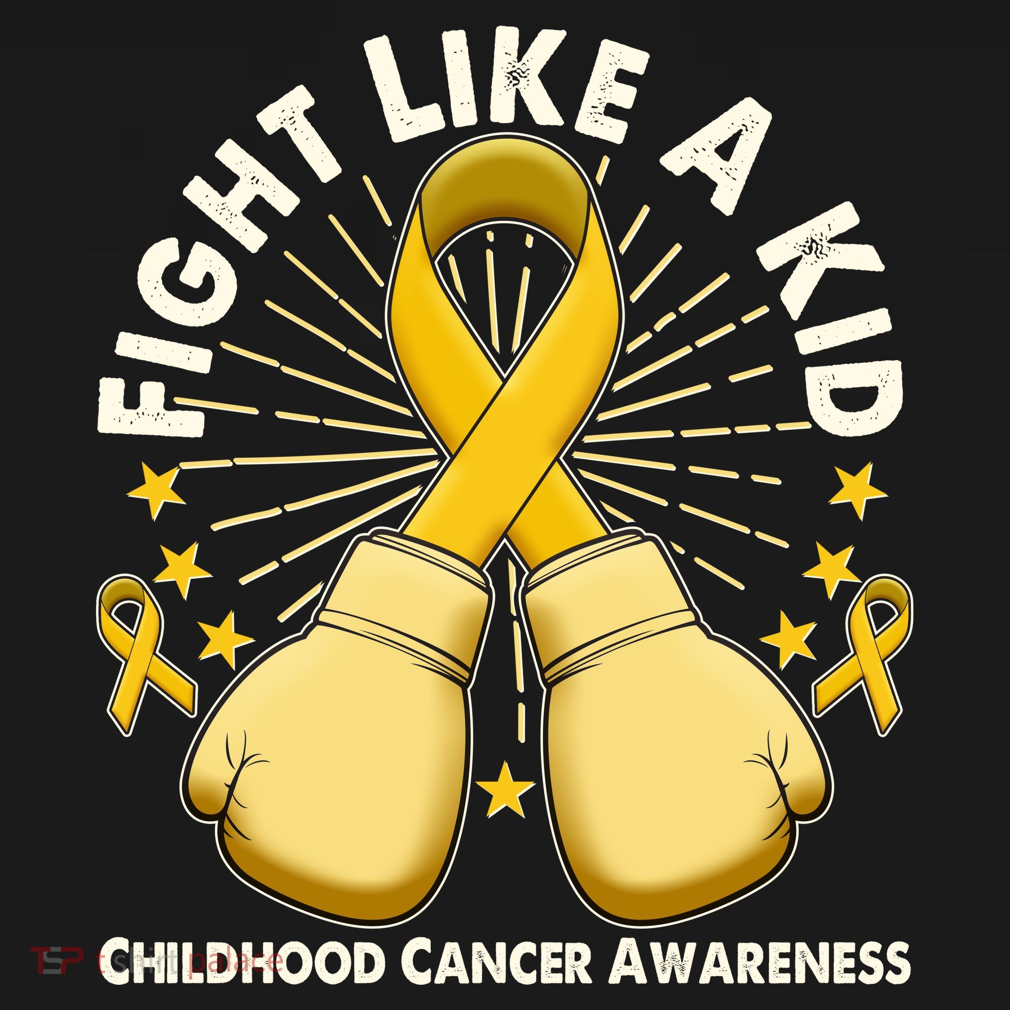Boxing Fight Childhood Cancer Awareness Baby Bodysuit