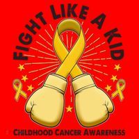 Boxing Fight Childhood Cancer Awareness Santa Hat thumb 1