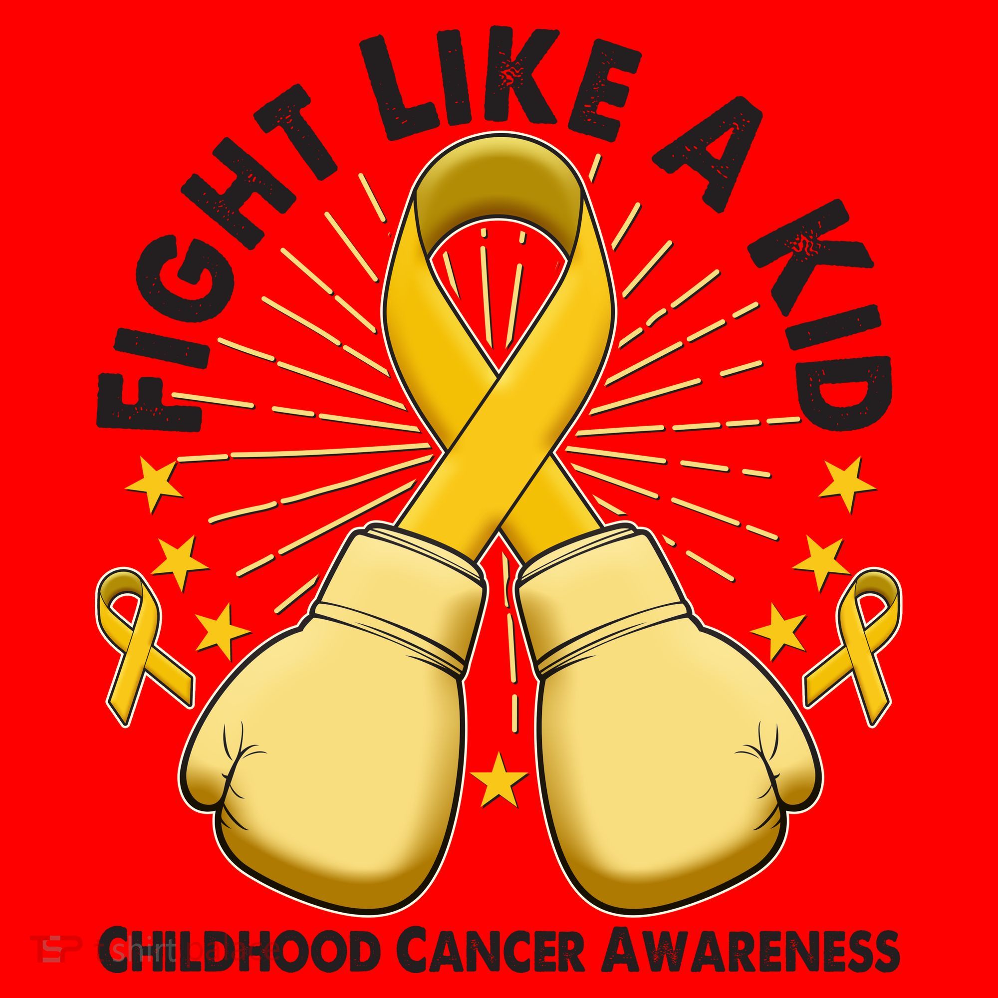 Boxing Fight Childhood Cancer Awareness Santa Hat